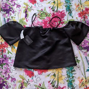 Gorgeous Aritzia Talula satin off shoulder blouse!